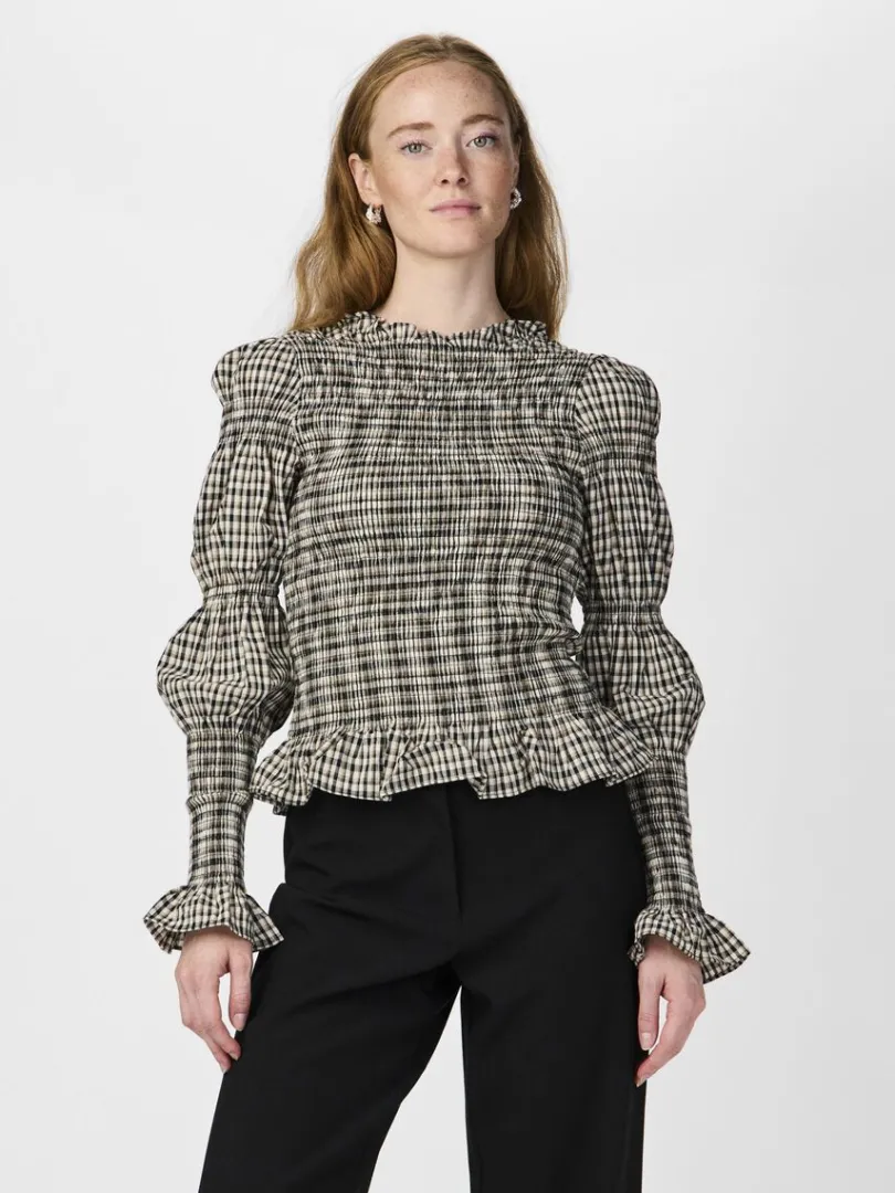 CHEMMA GESMOKTE BLUSE*YAS Store