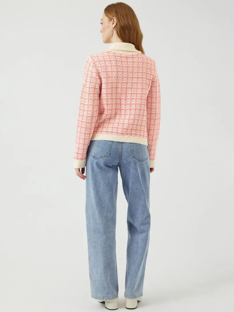 LIVIANA HALF-ZIP PULLOVER*YAS Hot