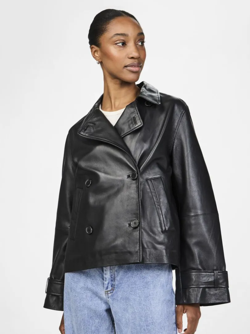 REEMA LEDERJACKE*YAS Outlet