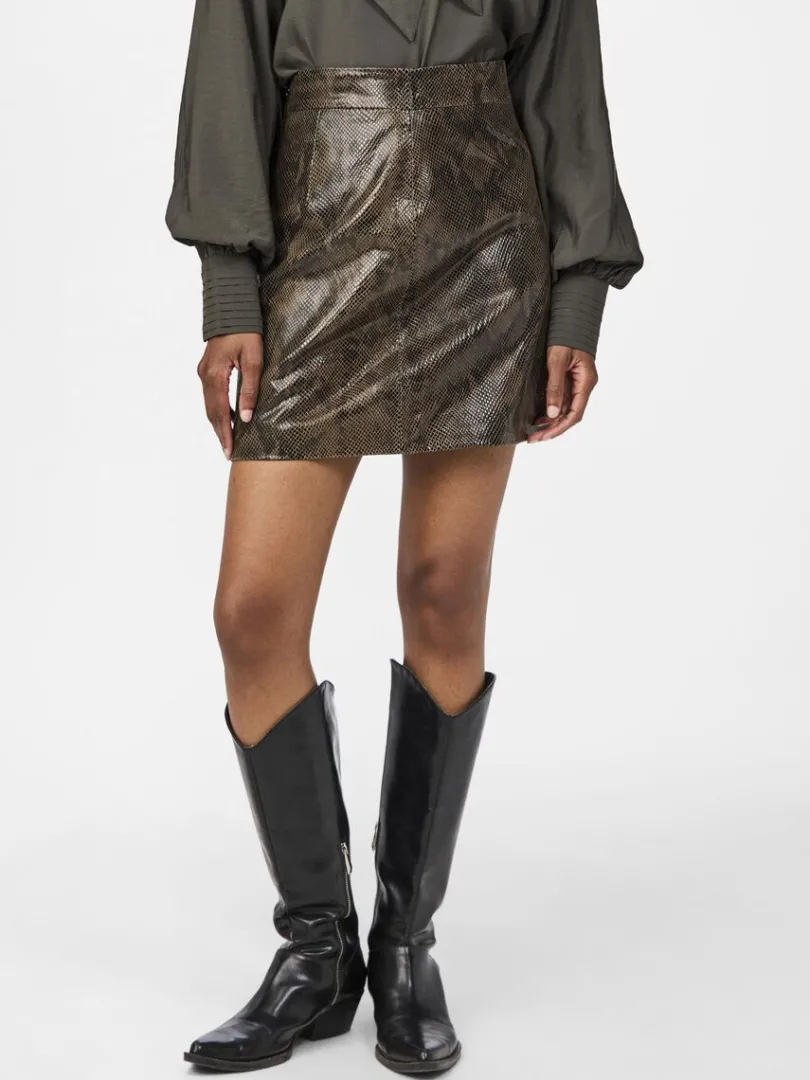 RIVO LEDERMINIROCK*YAS Fashion