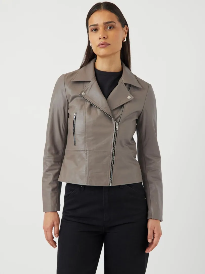 SOPHIE LEDER BIKERJACKE*YAS Cheap